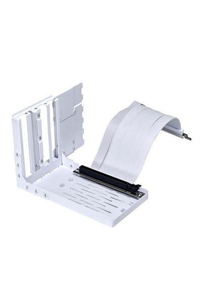 Lian Li Lian Li VG4-4-V2W Vertical Graphics Card Mounting Kit, PCIe 4.0 x16, 200 mm (White)