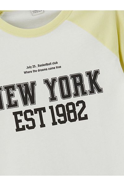 LC Waikiki Crew Neck Printed Boy's T-Shirt