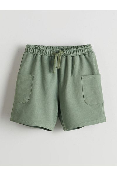 LC Waikiki Basic Elastic Waist Lace-Up Boy's Shorts