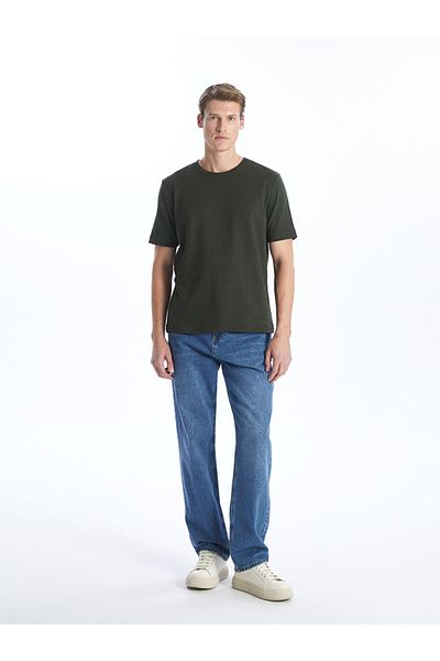 LC Waikiki Men's T-Shirt with Fabric Detail Bu08