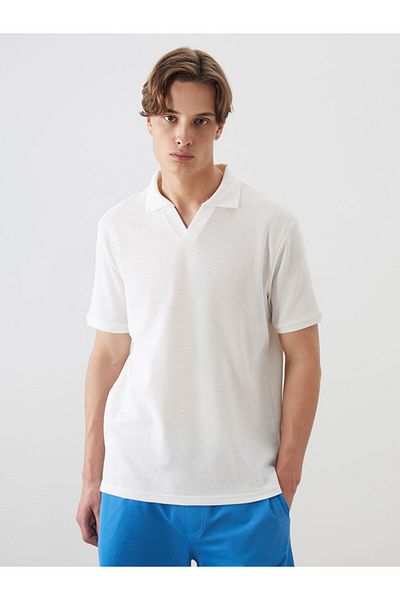 LC Waikiki Νέα σεζόν Polo Collar Short Sleeve Ανδρικό Tisort - S55971Z8