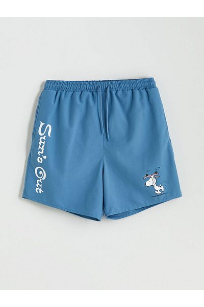 LC Waikiki Pantaloni scurți de baie pentru bărbați cu model de lungime scurtă
