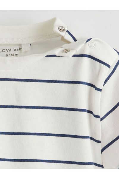 LC Waikiki Crew Neck Striped Baby Boy T-Shirt