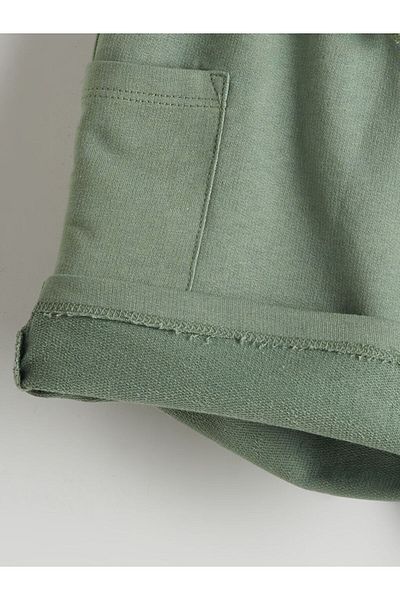 LC Waikiki Basic Elastic Waist Lace-Up Boy's Shorts