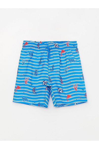 LC Waikiki Quick Dry Boys' Swim Shorts with Elastic Waist