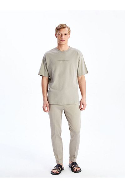 LC Waikiki Crew Neck Printed Combed Cotton Men's T-Shirt