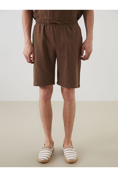 LC Waikiki Xside brown comfortable fit men's shorts