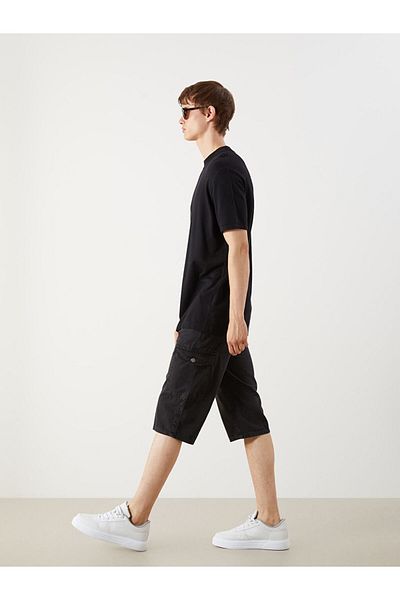 LC Waikiki Men's Cargo Jean Shorts