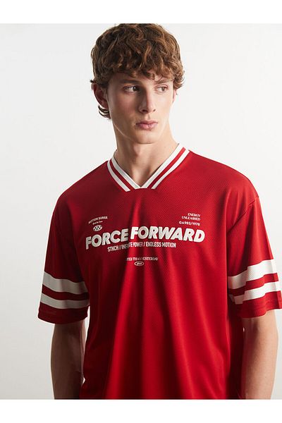 LC Waikiki Tricou pentru bărbați cu decolteu în V de sezon nou - S5P770Z8