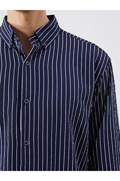 LC Waikiki LCW Slim Fit Çizgili Erkek Gömlek