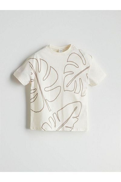 LC Waikiki Crew Neck Printed Boy's T-Shirt