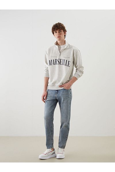 LC Waikiki Stand Collar Men's Sweatshirt