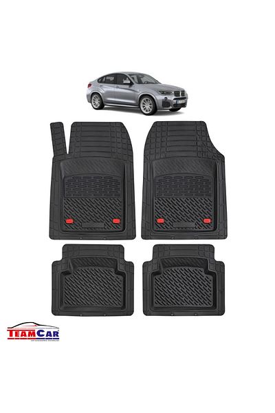 TEAMCAR ®Car Mats Tray Type Compatible BMW X4 F26 SUV Coupé (2014–2018)
