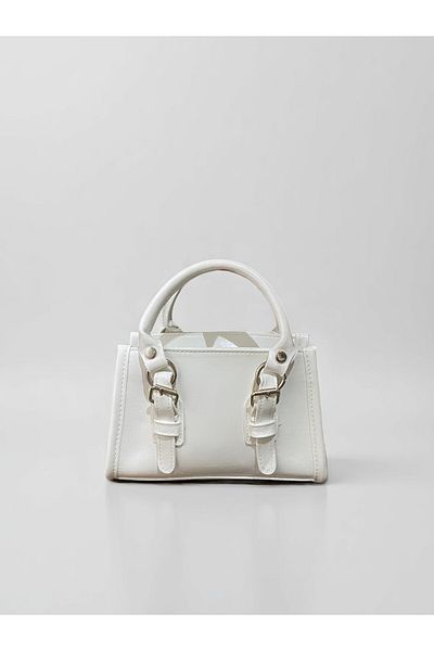 FHD BAGS Mini geantă pentru femei model cutie cu accesorii pentru centură