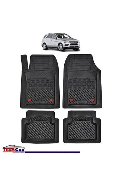 TEAMCAR ® Car Mats Tray Type Compatible Mercedes-Benz GLE W166 SUV (2011–2019)