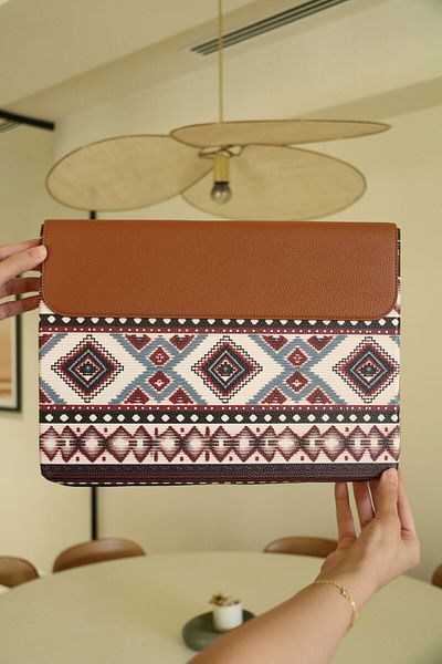 Other Laptop Sleeve - Sadu Pattern Black