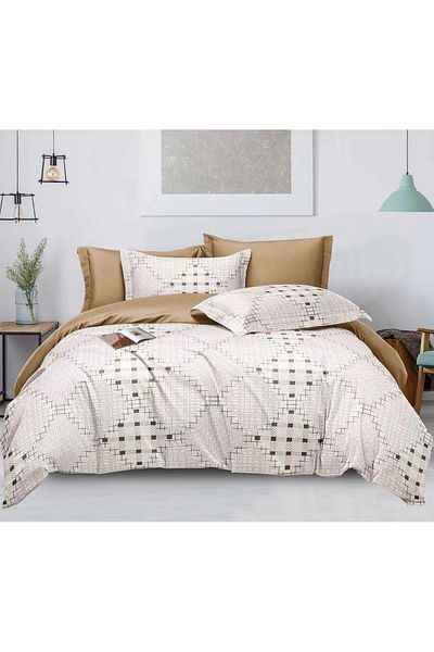 CHIRASO Finet CHIRASO 6-Piece Bedding Set, Double Bed, Print, Cream