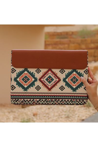 Other Laptop Sleeve - Sadu Pattern Red