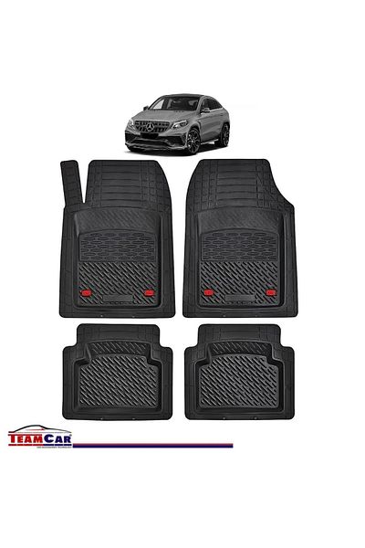 TEAMCAR ® Car Mats Tray Type Compatible with Mercedes-Benz GLE C292 SUV Coupé (2015–2019)