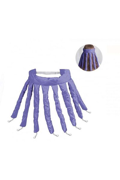 SyaMAG Heatless Hair Curler with 8 Ribbons, Purple