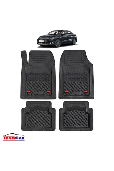TEAMCAR ® Car Mats Tray Type Compatible with Audi A3 8Y Sedan (2020–2025)