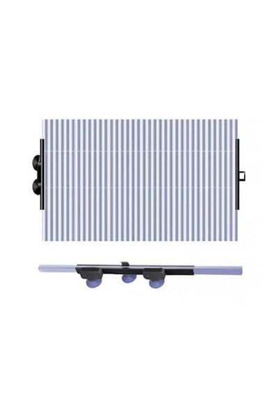 Rovitech Parasolar auto retractabil, fixare prin ventuze, model aluminiu, 150 x 70 cm, universal