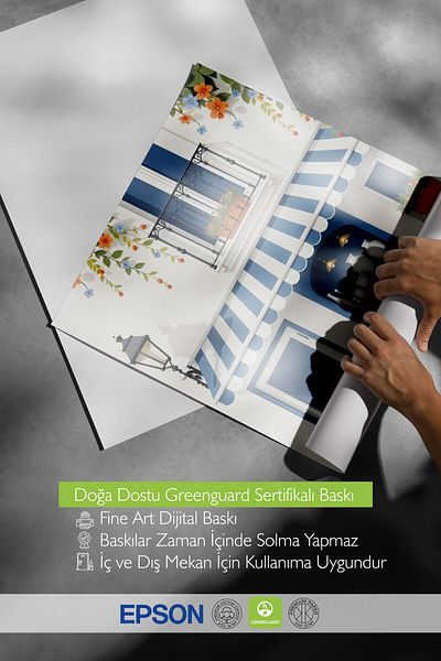 Postifull Frameless Wall Poster, Intimate Cafe, Illustration, White Color Poster, 2025 Summer Selection, No:109482