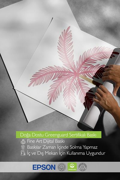Postifull Frameless Wall Poster, Pink Palm Tree, Illustration, Pink Color Poster, 2025 Summer Selection, No