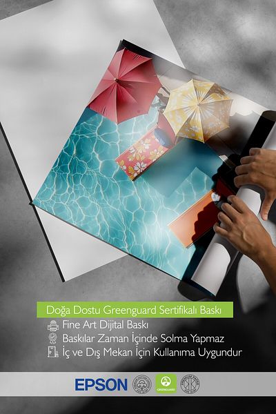 Postifull Frameless Wall Poster, Poolside, Photo, Maximalist, Blue Color Poster, 2025 Summer Selection, No