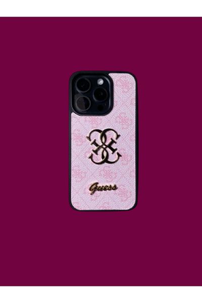 Guess Phone case compatible with iPhone 16, Guess, pink