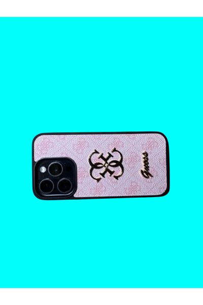 Guess Phone case compatible with iPhone 15 Pro, Guess, pink
