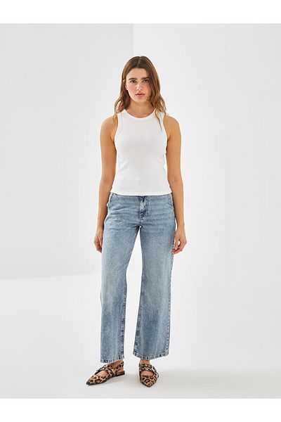 LC Waikiki Crew Neck Textured Women's Athlete