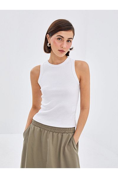 LC Waikiki Crew Neck Textured Women's Athlete