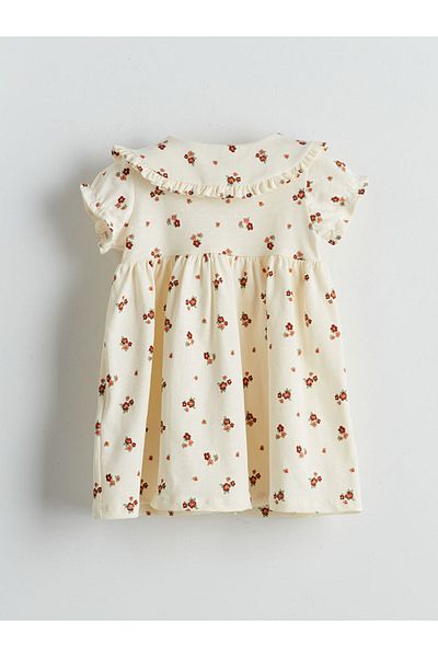 LC Waikiki Baby Collar Floral Baby Girl Dress