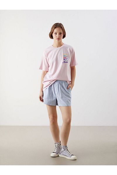 LC Waikiki New Season Crew Neck Marie Printed Women's T-Shirt - S5Oy22Z8