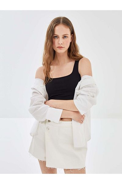 LC Waikiki Women's Square Neck Straight Athlete