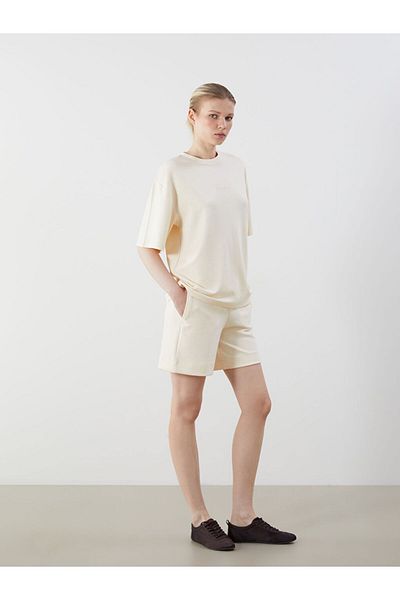 LC Waikiki Sari Beli Elastic Women's Shorts