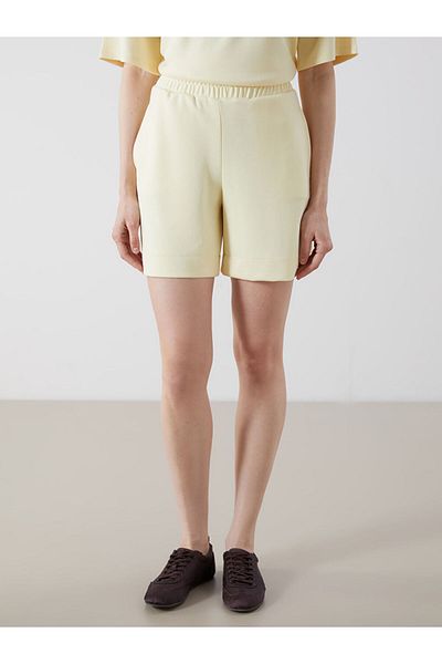 LC Waikiki Sari Beli Elastic Women's Shorts