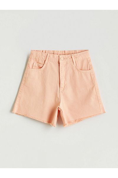 LC Waikiki Mercan Basic Girl's Jean Shorts
