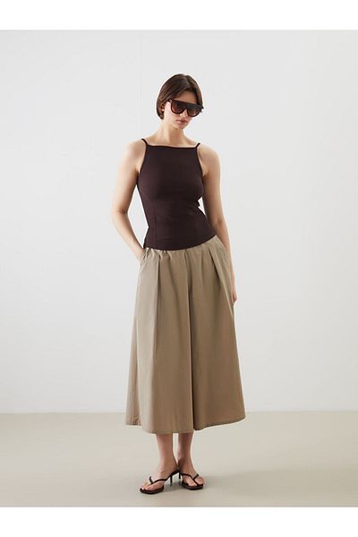 LC Waikiki Square Neck Textured Women's Athlete