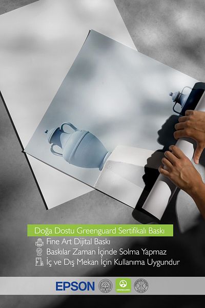 Postifull Poster de perete fără încadrare, două ghivece albastre, fotografie, poster de culoare albastră, selecție de vară 2025, NR:109707