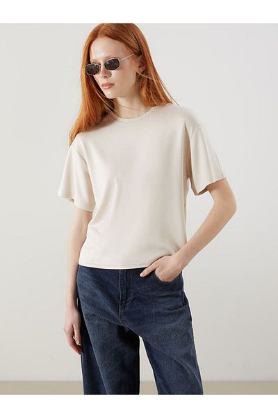 LC Waikiki New Season Crew Neck Women's T-Shirt - S5Pa83Z8