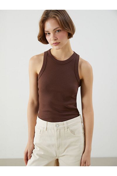 LC Waikiki Crew Neck Textured Women's Athlete