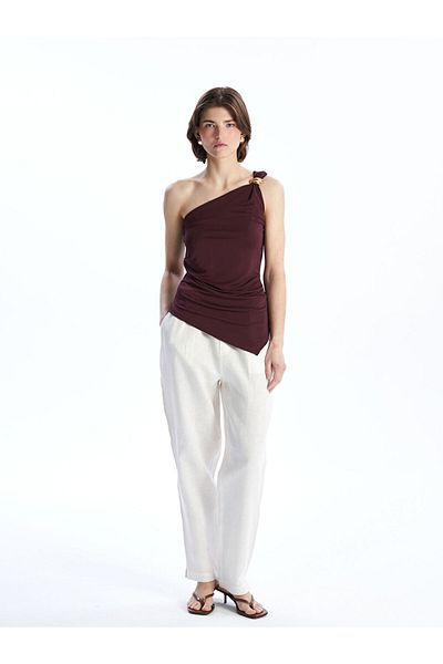 LC Waikiki New Season One Shoulder Women's Blouse - S5Pc96Z8