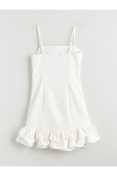 LC Waikiki Rochie mini din poplin cu decolteu pătrat