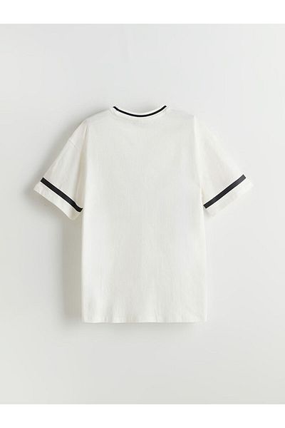 LC Waikiki Crew Neck Printed Girl's T-Shirt