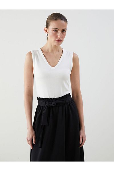 LC Waikiki Black V-Neck Women's Athlete