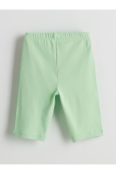 LC Waikiki Short Girls' Leggings with Elastic Waist