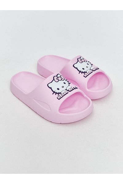 LC Waikiki Блестящи избори от Shining Store | Розови чехли с принт Hello Kitty