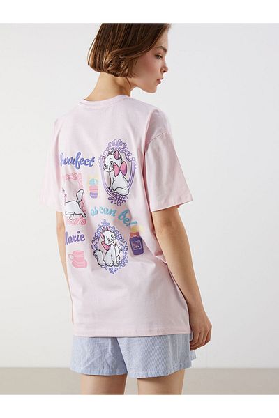 LC Waikiki New Season Crew Neck Marie Printed Women's T-Shirt - S5Oy22Z8